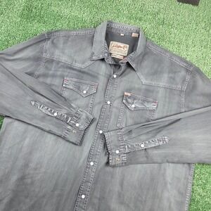 Rafter C Cowboy Collection Mens 2XLT Western Snap ProFlex 45 Performance Shirt